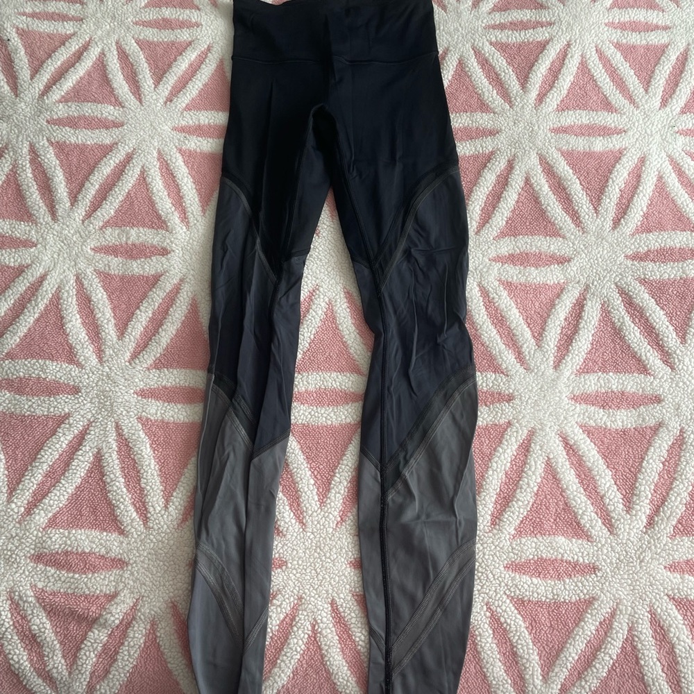 lululemon athletica Black and Gray Leggings